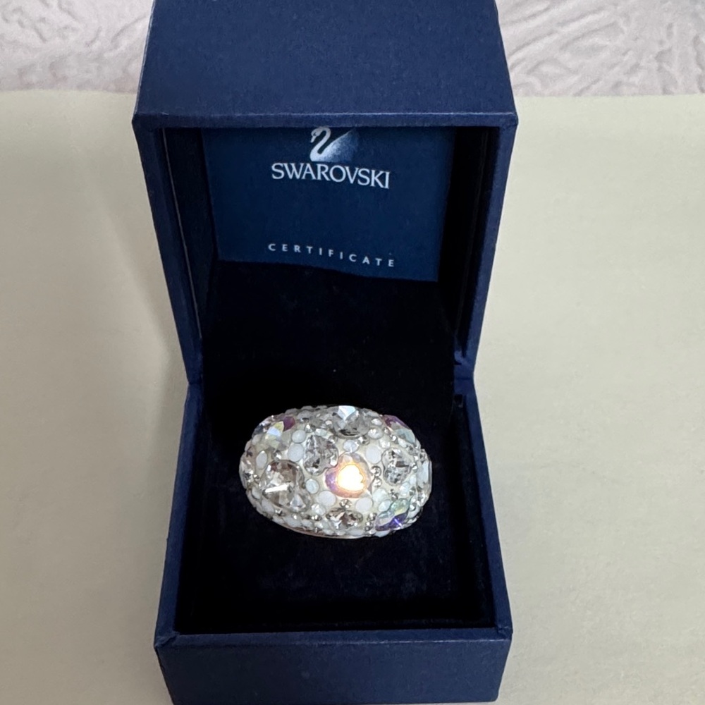 Swarovski White Crystal Ring